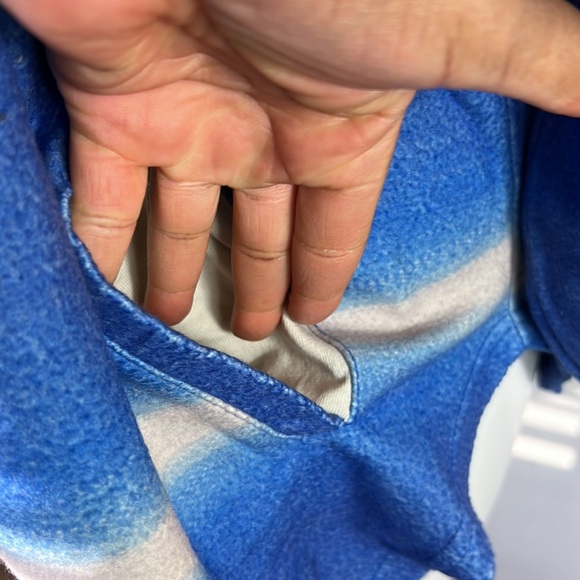 Free people women printed ruby jacket deep sea combo size S oversized new - Picture 6 of 13